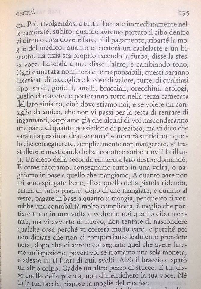 Fabula – Frammenti per la notte (a cura di Daniele Greco). José Saramago, “ Cecità”, Einaudi,1996
